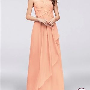Strapless Davids bridesmaid bellini dress 14